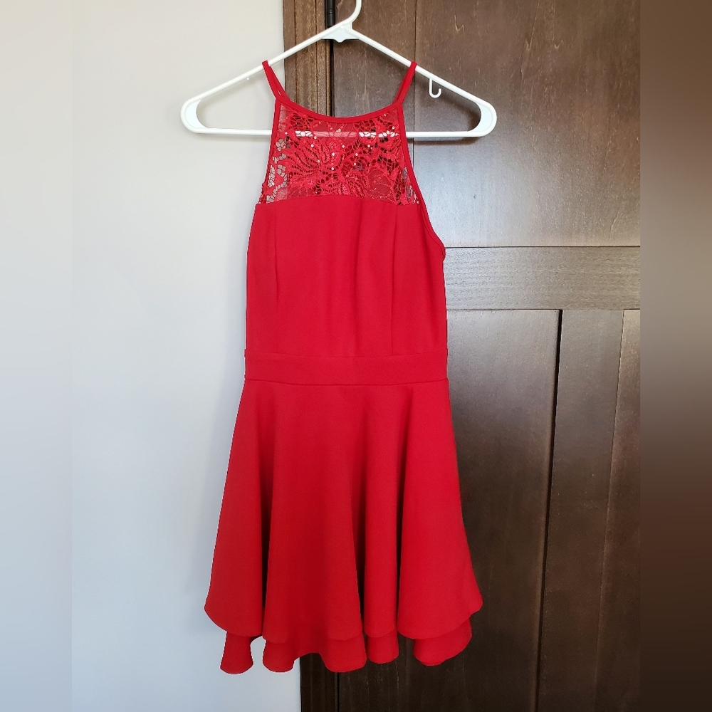 Red dress
